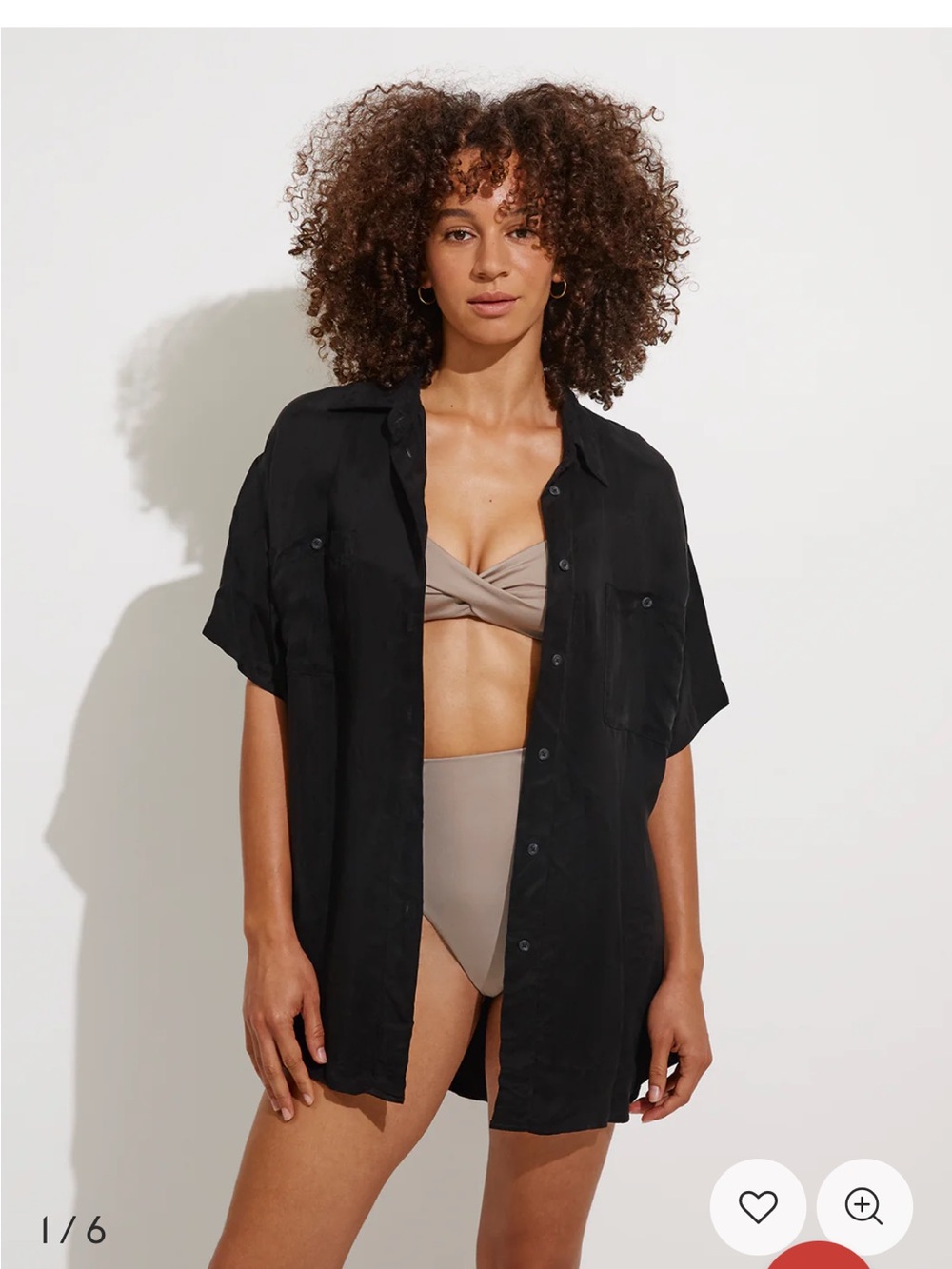 Left on Friday day trip button down shirt